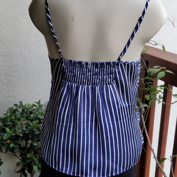 Spaghetti strap stripped blue & white excellent condition - Picture 4 of 5